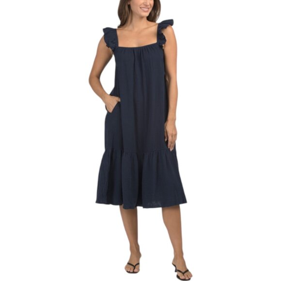 Petite Plume Other - PETITE PLUME Cotton Gauze Celeste Night Dress